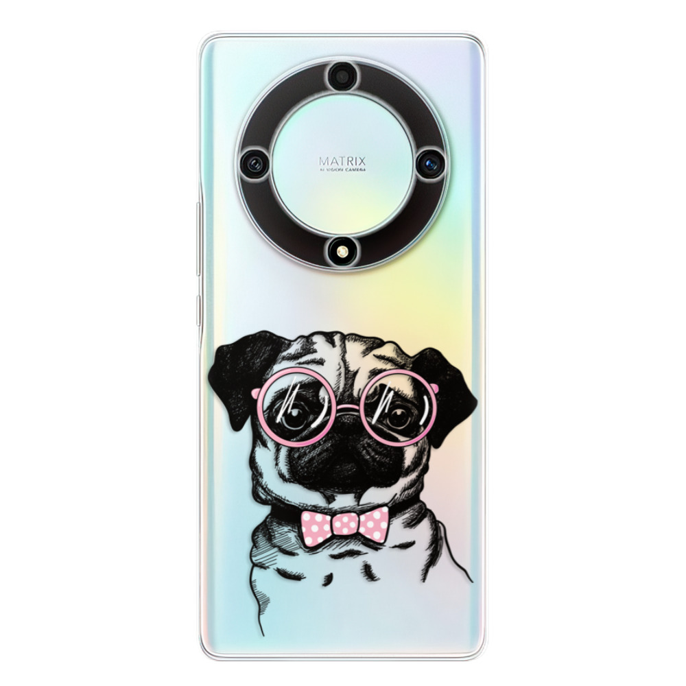 Silikonové odolné pouzdro iSaprio - The Pug - Honor Magic5 Lite 5G (Odolný silikonový kryt, obal, pouzdro iSaprio The Pug na mobilní telefon Honor Magic5 Lite 5G)