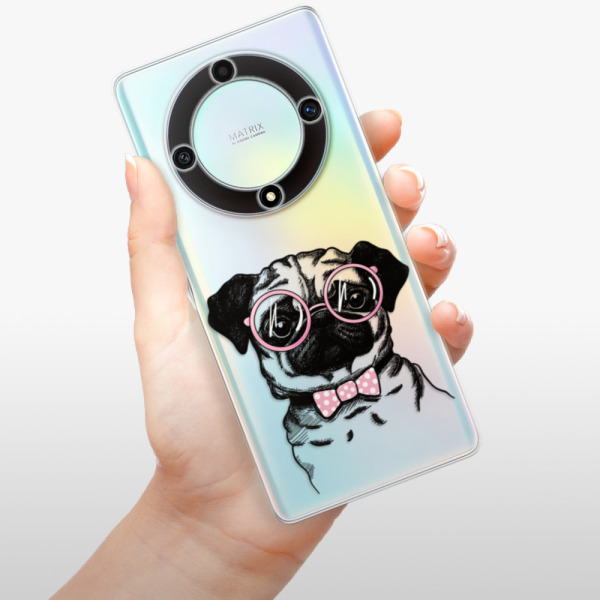 Silikonové pouzdro iSaprio - Honor Magic5 Lite 5G - The Pug