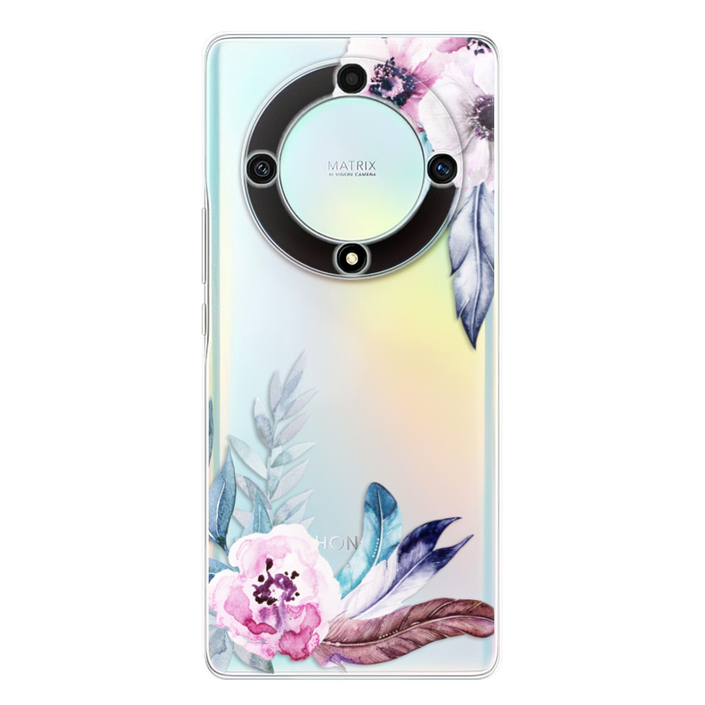 Silikonové odolné pouzdro iSaprio - Flower Pattern 04 - Honor Magic5 Lite 5G (Odolný silikonový kryt, obal, pouzdro iSaprio Flower Pattern 04 na mobilní telefon Honor Magic5 Lite 5G)