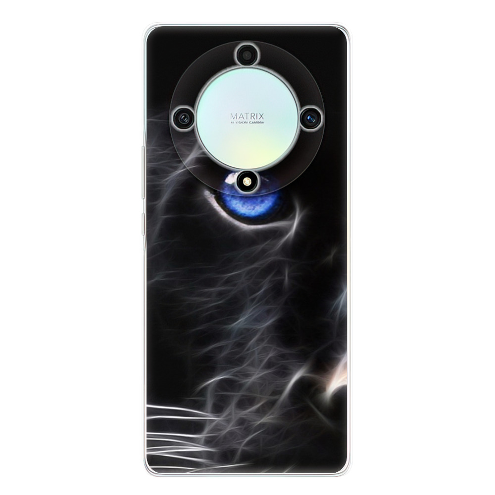 Silikonové odolné pouzdro iSaprio - Black Puma - Honor Magic5 Lite 5G (Odolný silikonový kryt, obal, pouzdro iSaprio Black Puma na mobilní telefon Honor Magic5 Lite 5G)