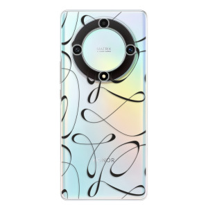 Silikonové pouzdro iSaprio - Honor Magic5 Lite 5G - Fancy black
