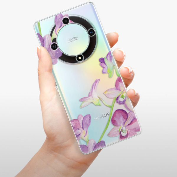 Silikonové pouzdro iSaprio - Honor Magic5 Lite 5G - Purple Orchid