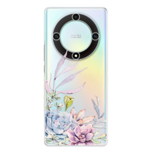 Silikonové pouzdro iSaprio - Honor Magic5 Lite 5G - Succulent 01