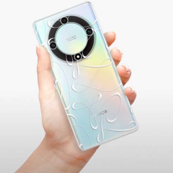 Silikonové pouzdro iSaprio - Honor Magic5 Lite 5G - Fancy white