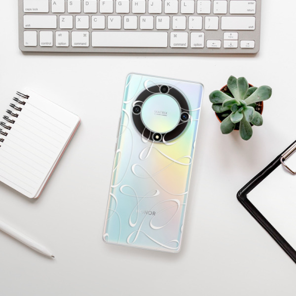 Silikonové pouzdro iSaprio - Honor Magic5 Lite 5G - Fancy white