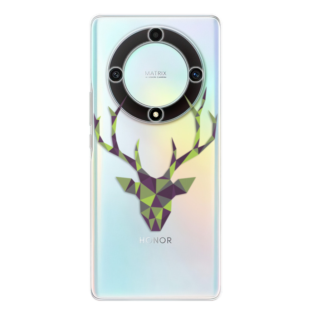 Odolné silikonové pouzdro iSaprio - Deer Green - Honor Magic5 Lite 5G