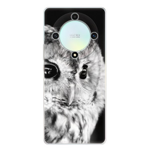 Silikonové pouzdro iSaprio - Honor Magic5 Lite 5G - BW Owl