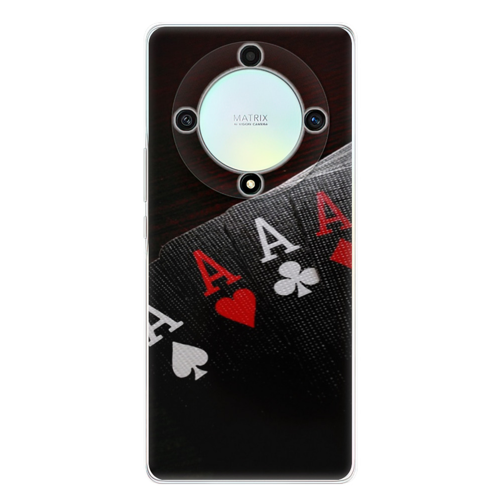 Silikonové odolné pouzdro iSaprio - Poker - Honor Magic5 Lite 5G (Odolný silikonový kryt, obal, pouzdro iSaprio Poker na mobilní telefon Honor Magic5 Lite 5G)