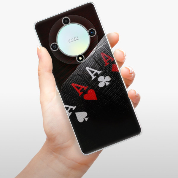 Silikonové pouzdro iSaprio - Honor Magic5 Lite 5G - Poker