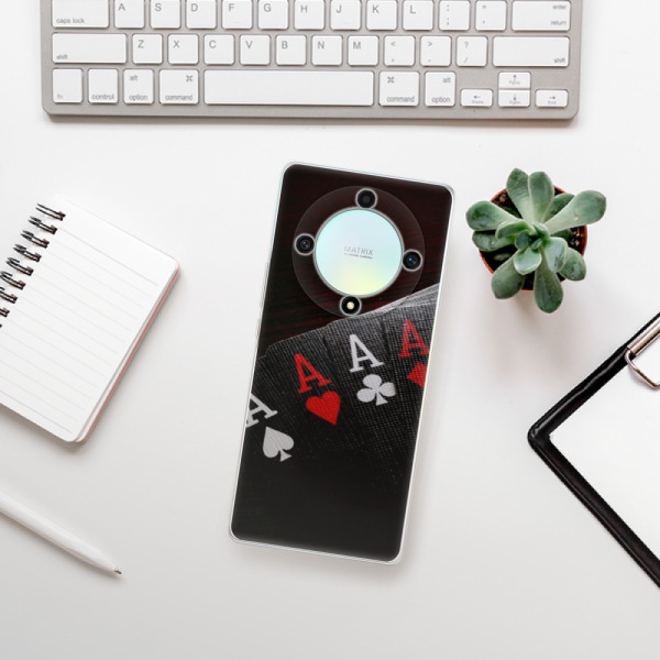 Silikonové pouzdro iSaprio - Honor Magic5 Lite 5G - Poker