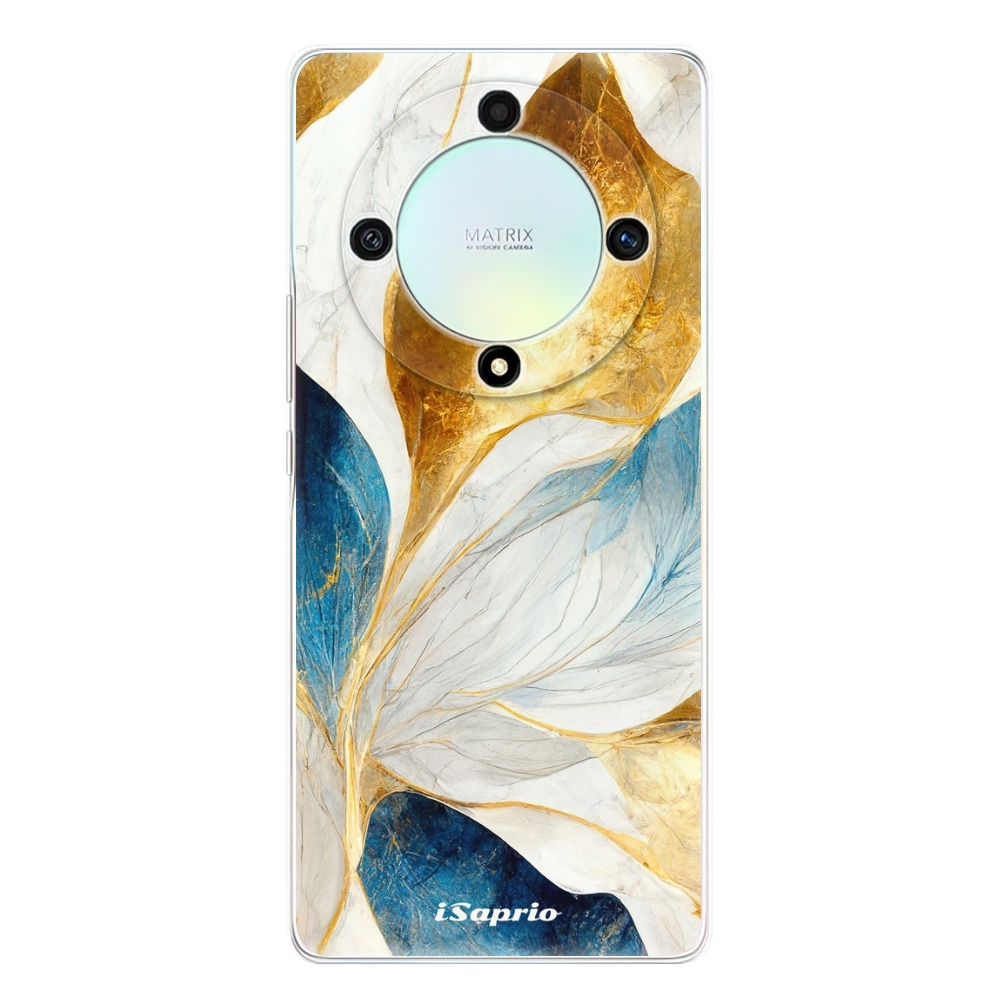 Silikonové odolné pouzdro iSaprio - Blue Leaves - Honor Magic5 Lite 5G (Odolný silikonový kryt, obal, pouzdro iSaprio Blue Leaves na mobilní telefon Honor Magic5 Lite 5G)