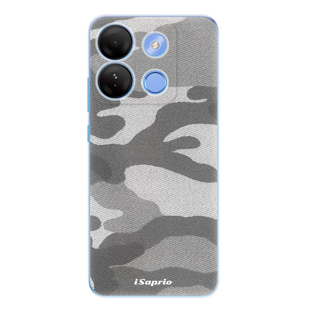 Odolné silikonové pouzdro iSaprio - Gray Camuflage 02 - Infinix Smart 7
