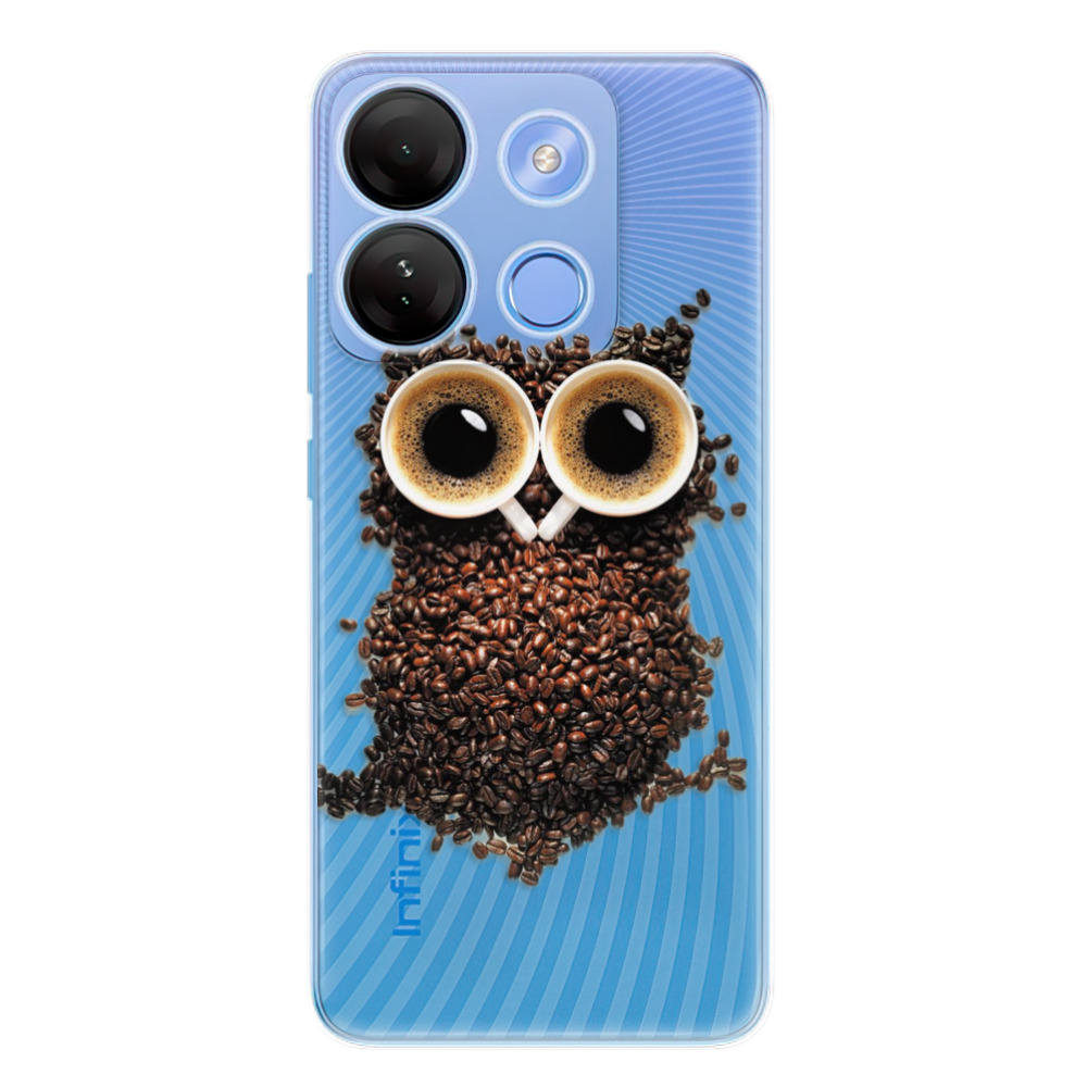 Odolné silikonové pouzdro iSaprio - Owl And Coffee - Infinix Smart 7