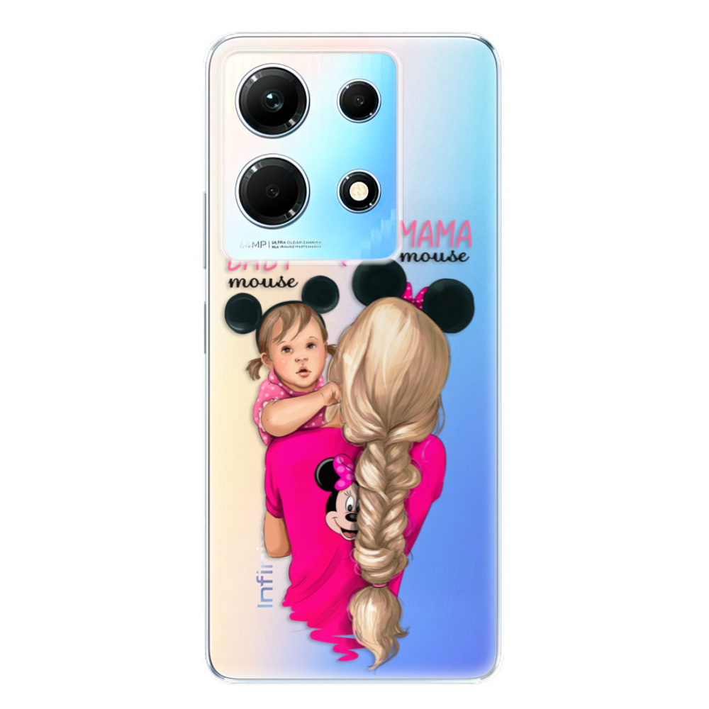 Odolné silikonové pouzdro iSaprio - Mama Mouse Blond and Girl - Infinix Note 30