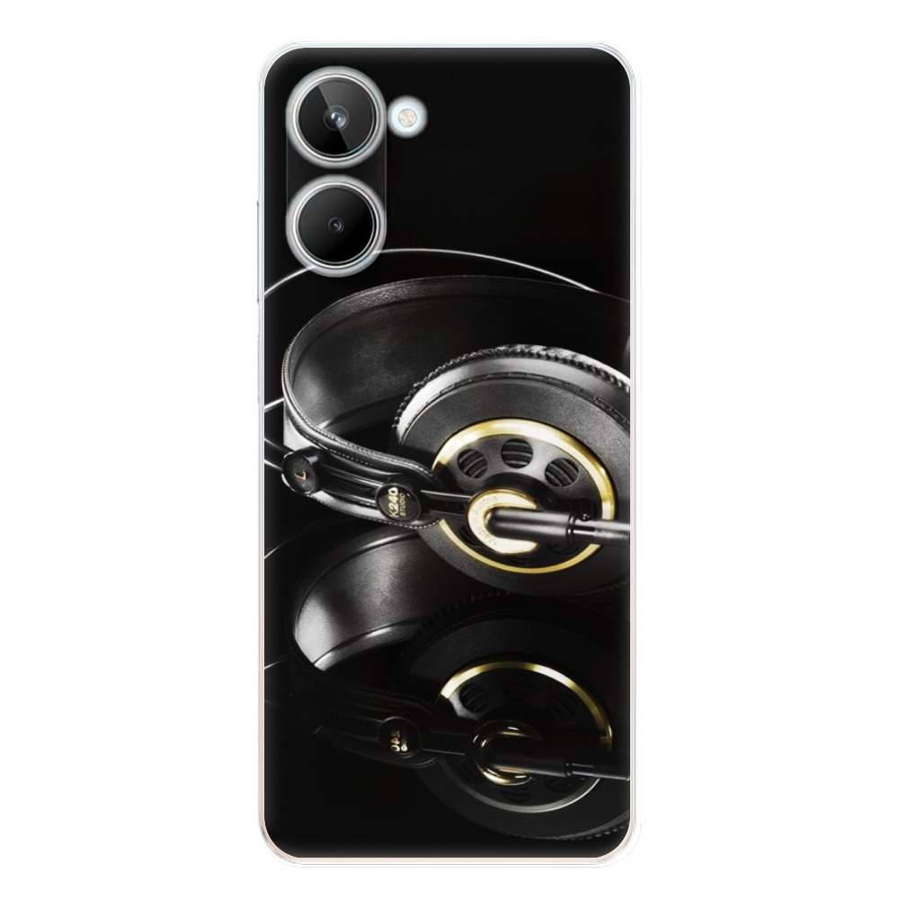 Odolné silikonové pouzdro iSaprio - Headphones 02 - Realme 10