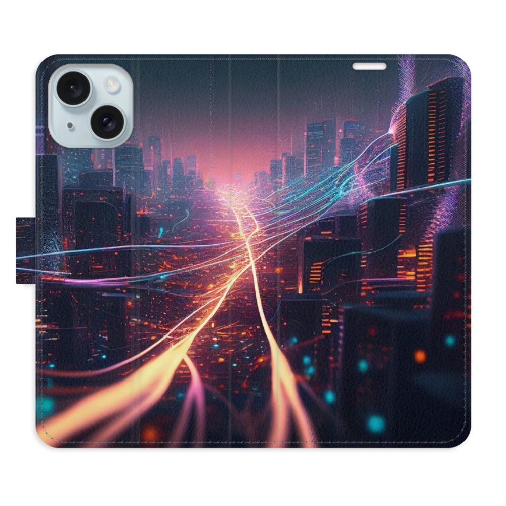 Flipové pouzdro iSaprio - Modern City - iPhone 15