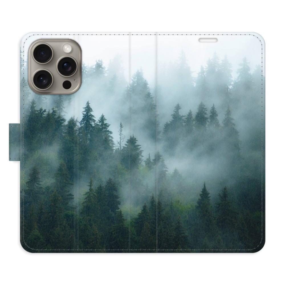Flipové pouzdro iSaprio - Dark Forest - iPhone 15 Pro Max