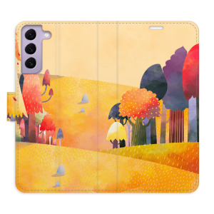 Flip pouzdro iSaprio - Samsung Galaxy S22 5G - Autumn Forest - kapsičky na karty