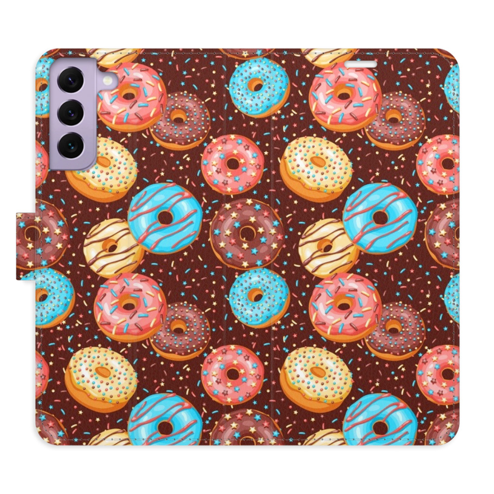 Flipové pouzdro iSaprio - Donuts Pattern - Samsung Galaxy S22 5G