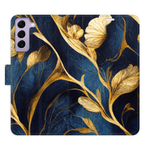 Flip pouzdro iSaprio - Samsung Galaxy S22 5G - GoldBlue - kapsičky na karty