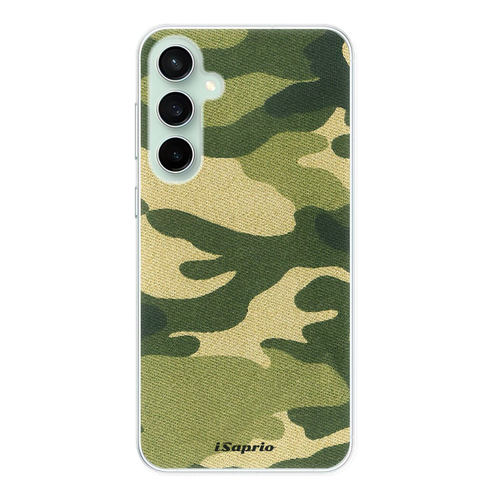 Silikonové odolné pouzdro iSaprio Green Camuflage 01 - Samsung Galaxy S23 FE (Odolný silikonový kryt, obal, pouzdro iSaprio Green Camuflage 01 na mobil Samsung Galaxy S23 FE)