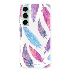 Silikonové pouzdro iSaprio - Samsung Galaxy S23 FE - Feather Pattern 10