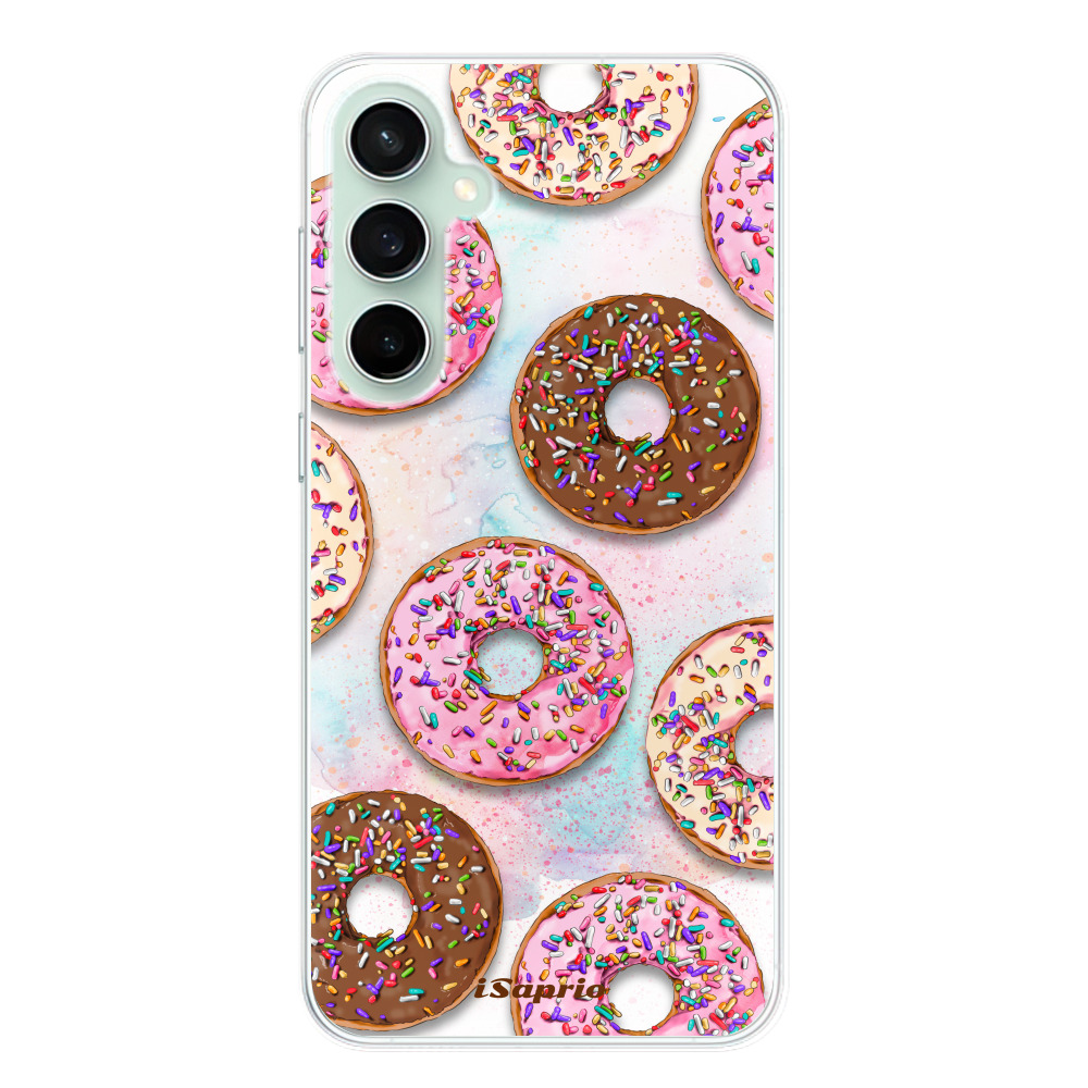 Silikonové odolné pouzdro iSaprio Donuts 11 - Samsung Galaxy S23 FE (Odolný silikonový kryt, obal, pouzdro iSaprio Donuts 11 na mobil Samsung Galaxy S23 FE)