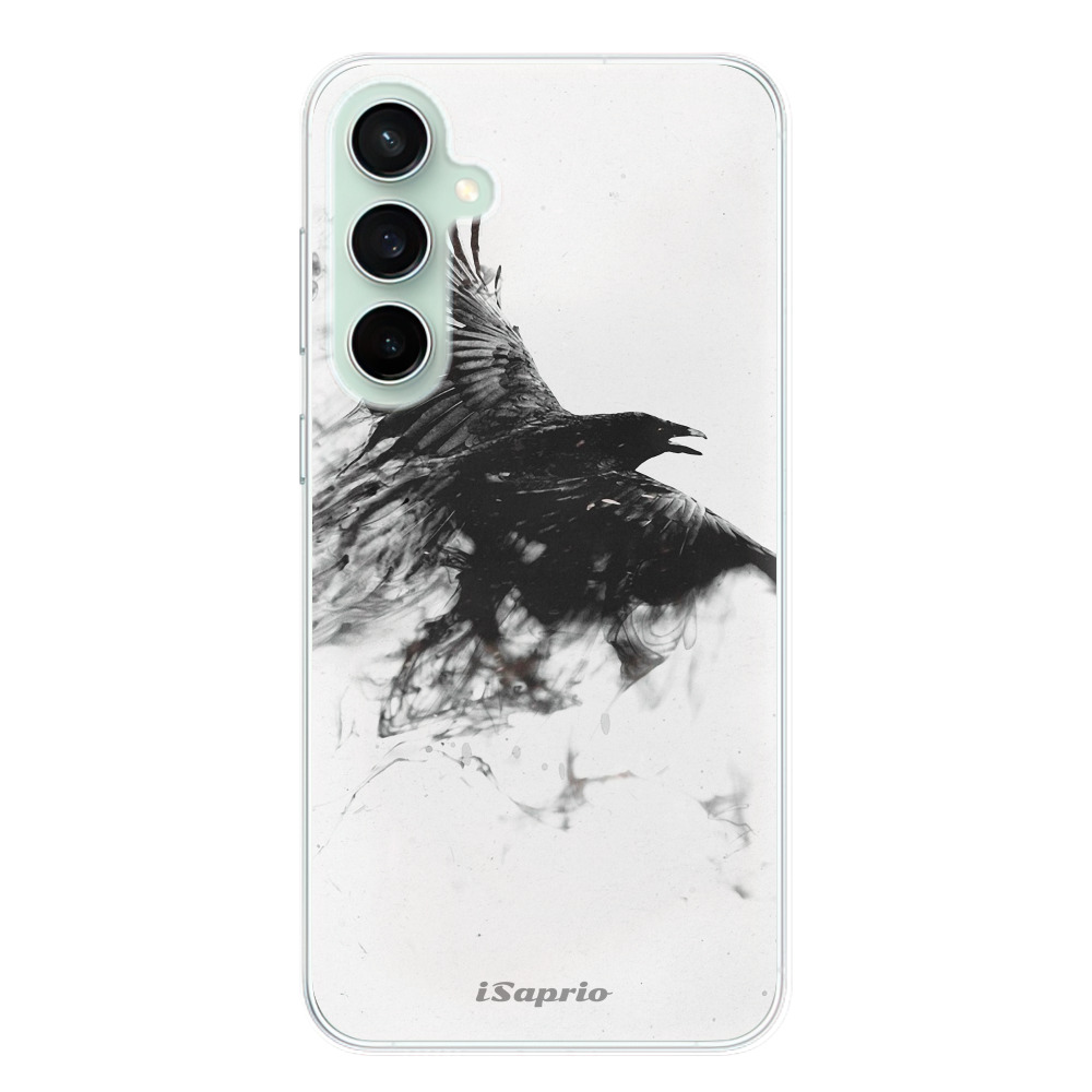 Silikonové odolné pouzdro iSaprio Dark Bird 01 - Samsung Galaxy S23 FE (Odolný silikonový kryt, obal, pouzdro iSaprio Dark Bird 01 na mobil Samsung Galaxy S23 FE)