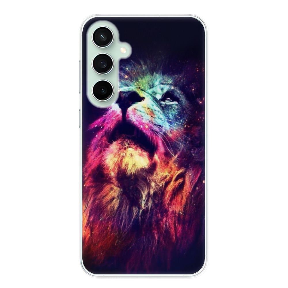 Silikonové odolné pouzdro iSaprio Lion in Colors - Samsung Galaxy S23 FE (Odolný silikonový kryt, obal, pouzdro iSaprio Lion in Colors na mobil Samsung Galaxy S23 FE)