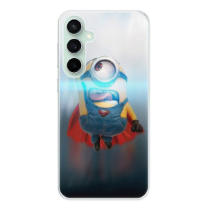 Silikonové pouzdro iSaprio - Samsung Galaxy S23 FE - Mimons Superman 02