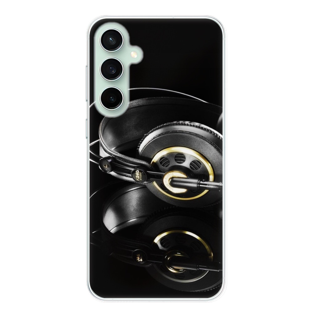 Silikonové odolné pouzdro iSaprio Headphones 02 - Samsung Galaxy S23 FE (Odolný silikonový kryt, obal, pouzdro iSaprio Headphones 02 na mobil Samsung Galaxy S23 FE)