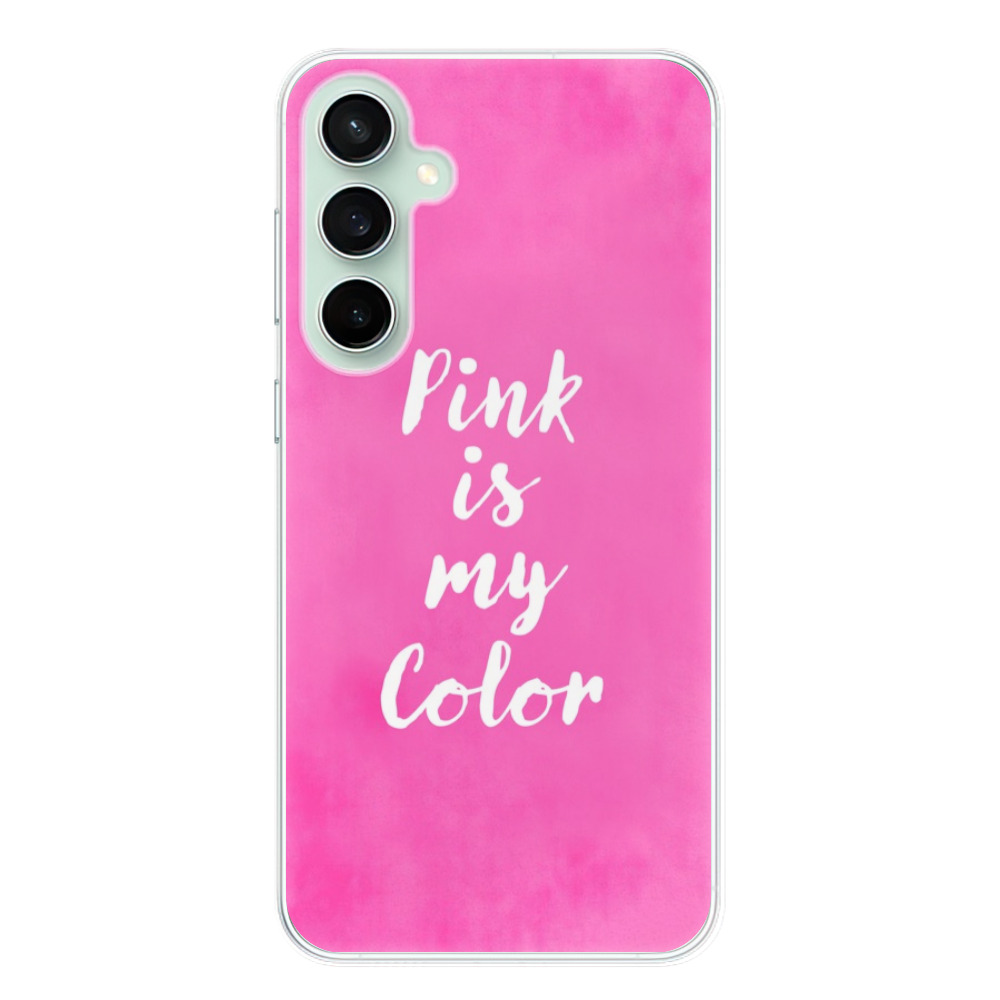Silikonové odolné pouzdro iSaprio Pink is my color - Samsung Galaxy S23 FE (Odolný silikonový kryt, obal, pouzdro iSaprio Pink is my color na mobil Samsung Galaxy S23 FE)