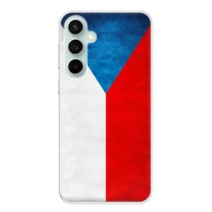 Silikonové pouzdro iSaprio - Samsung Galaxy S23 FE - Czech Flag