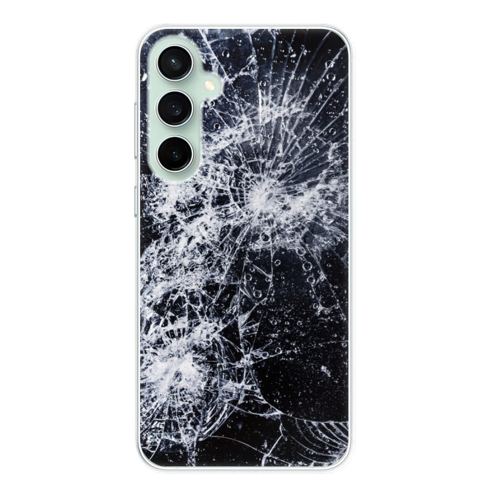 Silikonové odolné pouzdro iSaprio Cracked - Samsung Galaxy S23 FE (Odolný silikonový kryt, obal, pouzdro iSaprio Cracked na mobil Samsung Galaxy S23 FE)