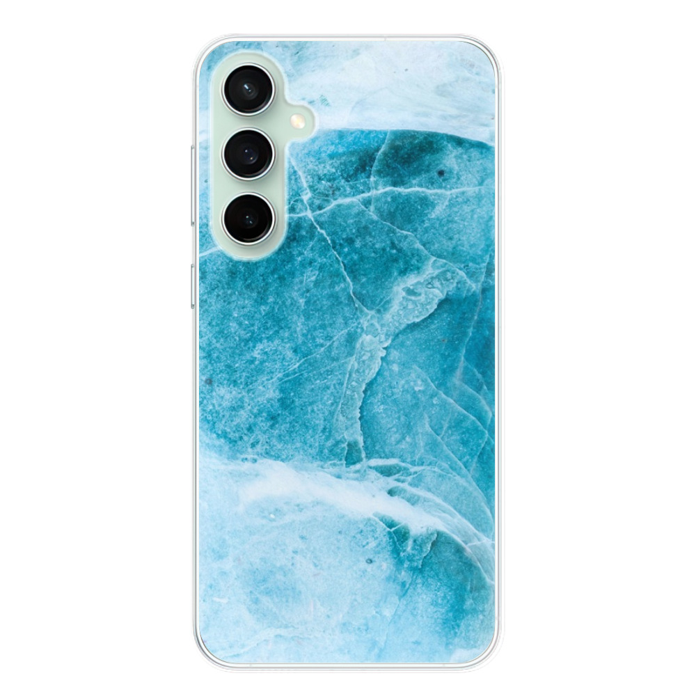 Silikonové odolné pouzdro iSaprio Blue Marble - Samsung Galaxy S23 FE (Odolný silikonový kryt, obal, pouzdro iSaprio Blue Marble na mobil Samsung Galaxy S23 FE)