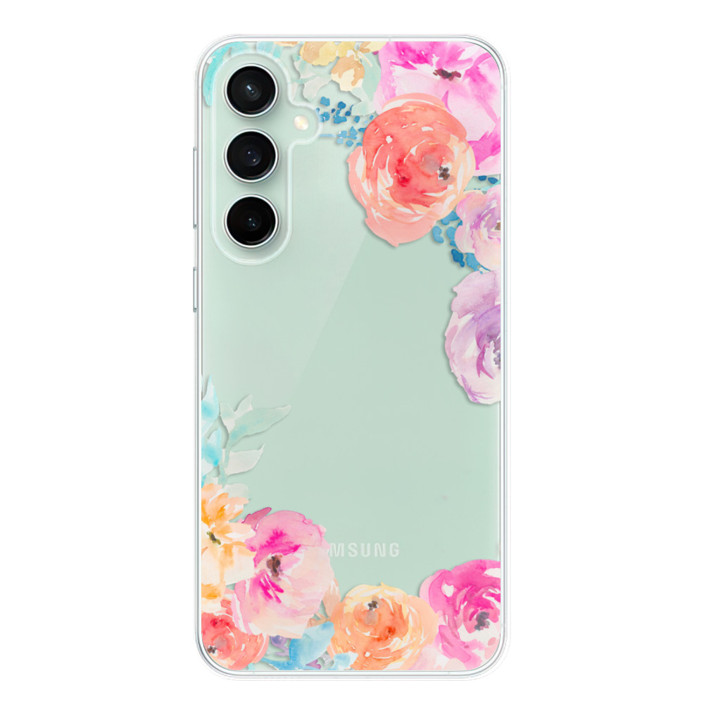 Odolné silikonové pouzdro iSaprio - Flower Brush - Samsung Galaxy S23 FE