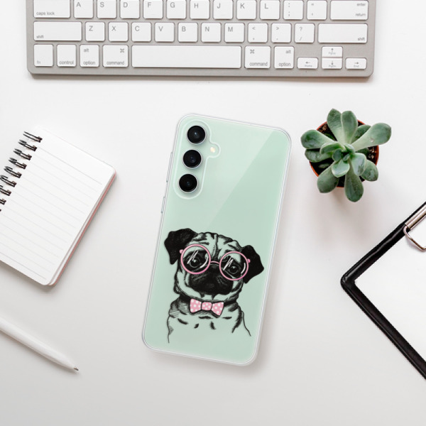 Silikonové pouzdro iSaprio - Samsung Galaxy S23 FE - The Pug