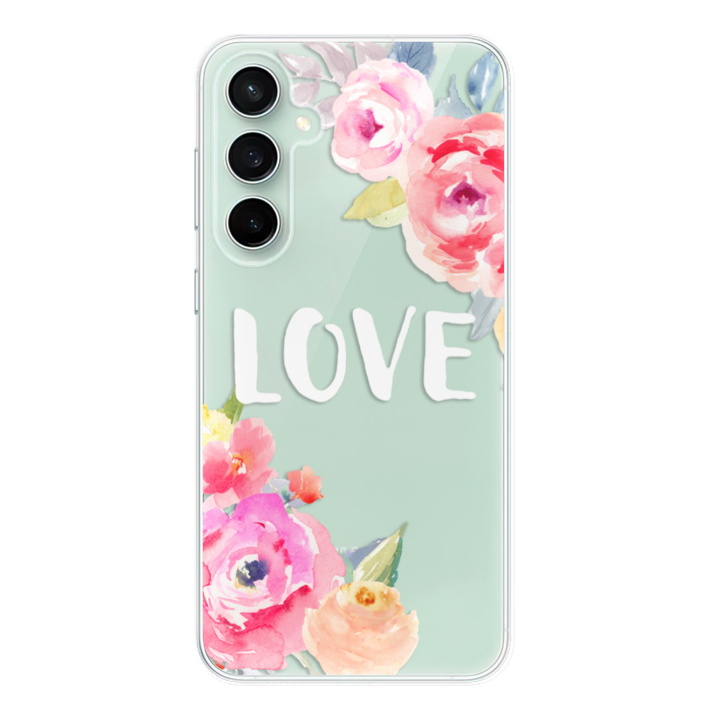 Silikonové odolné pouzdro iSaprio Love - Samsung Galaxy S23 FE (Odolný silikonový kryt, obal, pouzdro iSaprio Love na mobil Samsung Galaxy S23 FE)