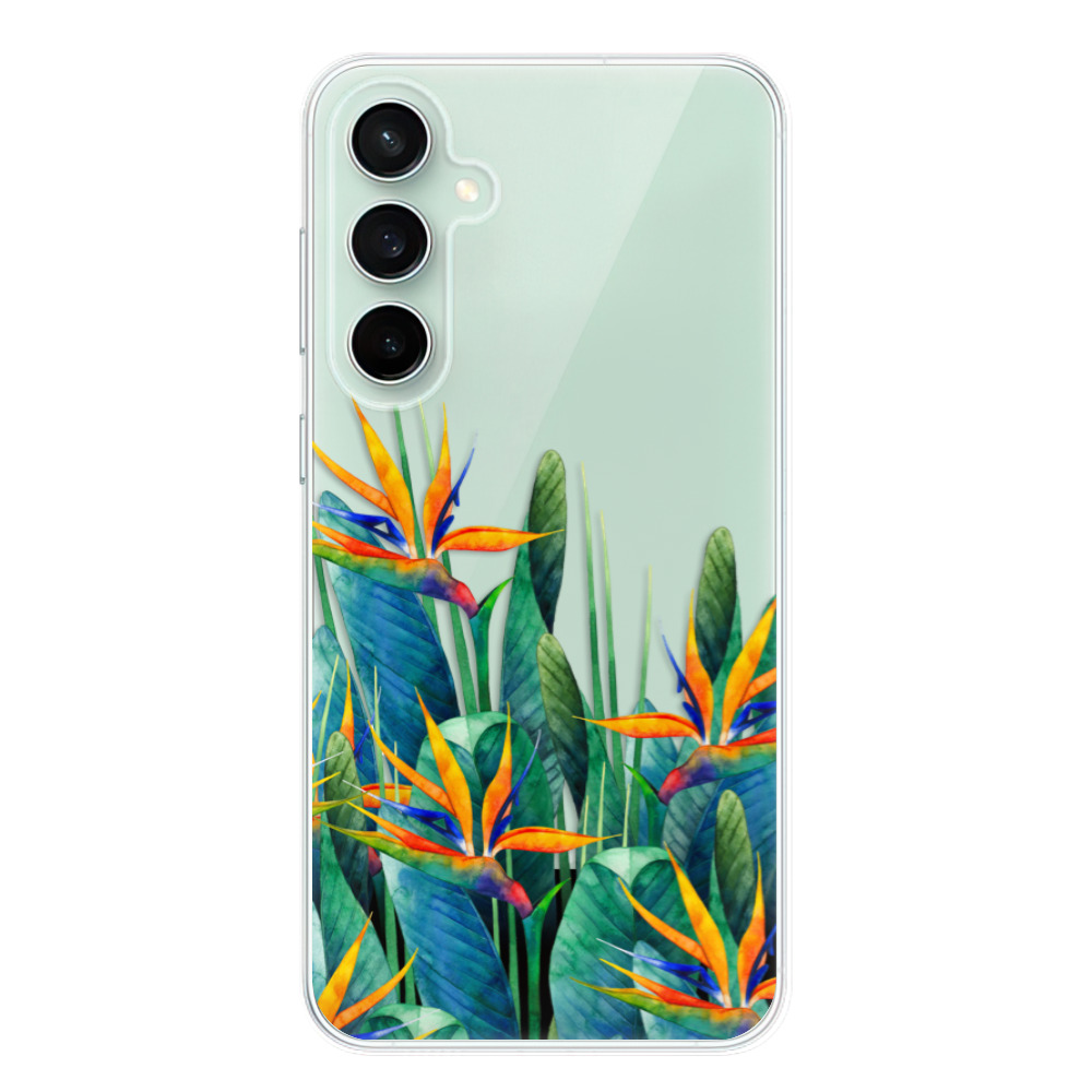 Silikonové odolné pouzdro iSaprio Exotic Flowers - Samsung Galaxy S23 FE (Odolný silikonový kryt, obal, pouzdro iSaprio Exotic Flowers na mobil Samsung Galaxy S23 FE)