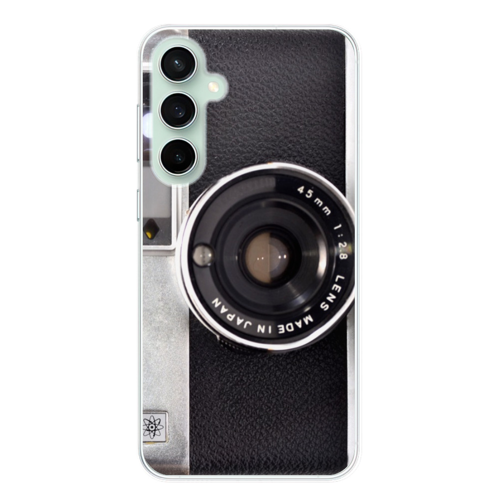 Silikonové odolné pouzdro iSaprio Vintage Camera 01 - Samsung Galaxy S23 FE (Odolný silikonový kryt, obal, pouzdro iSaprio Vintage Camera 01 na mobil Samsung Galaxy S23 FE)