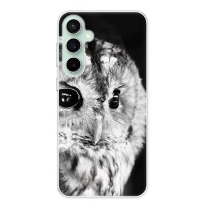 Silikonové pouzdro iSaprio - Samsung Galaxy S23 FE - BW Owl