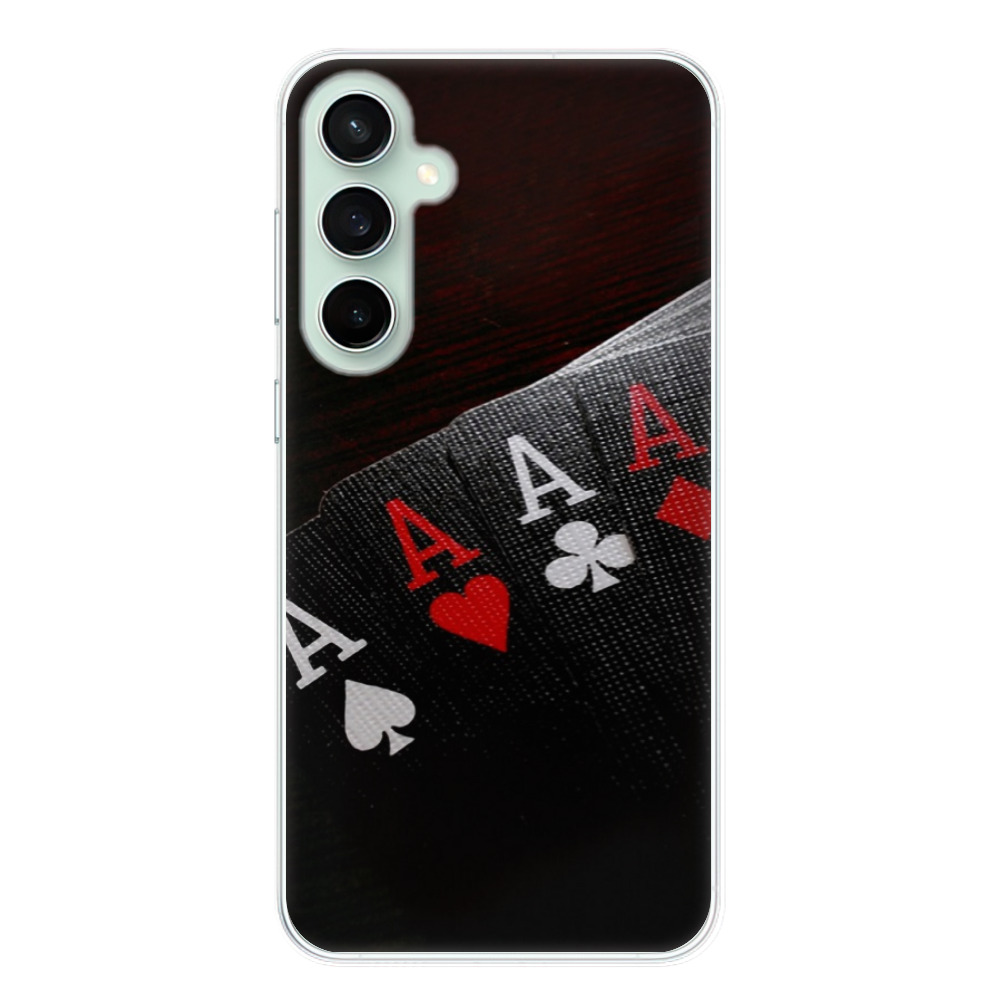 Silikonové odolné pouzdro iSaprio Poker - Samsung Galaxy S23 FE (Odolný silikonový kryt, obal, pouzdro iSaprio Poker na mobil Samsung Galaxy S23 FE)