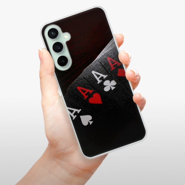 Silikonové pouzdro iSaprio - Samsung Galaxy S23 FE - Poker