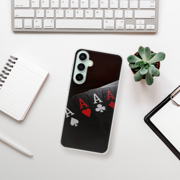 Silikonové pouzdro iSaprio - Samsung Galaxy S23 FE - Poker