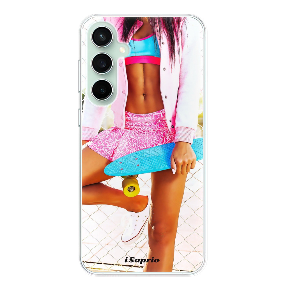 Silikonové odolné pouzdro iSaprio Skate girl 01 - Samsung Galaxy S23 FE (Odolný silikonový kryt, obal, pouzdro iSaprio Skate girl 01 na mobil Samsung Galaxy S23 FE)
