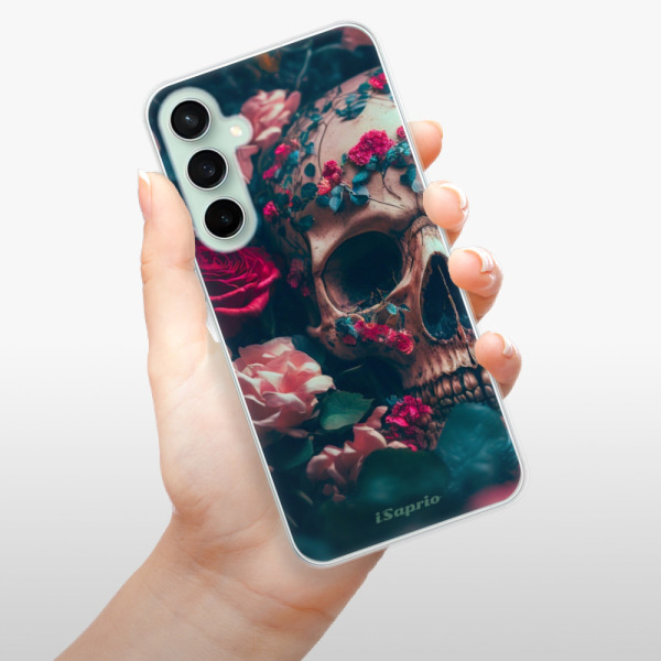 Silikonové pouzdro iSaprio - Samsung Galaxy S23 FE - Skull in Roses