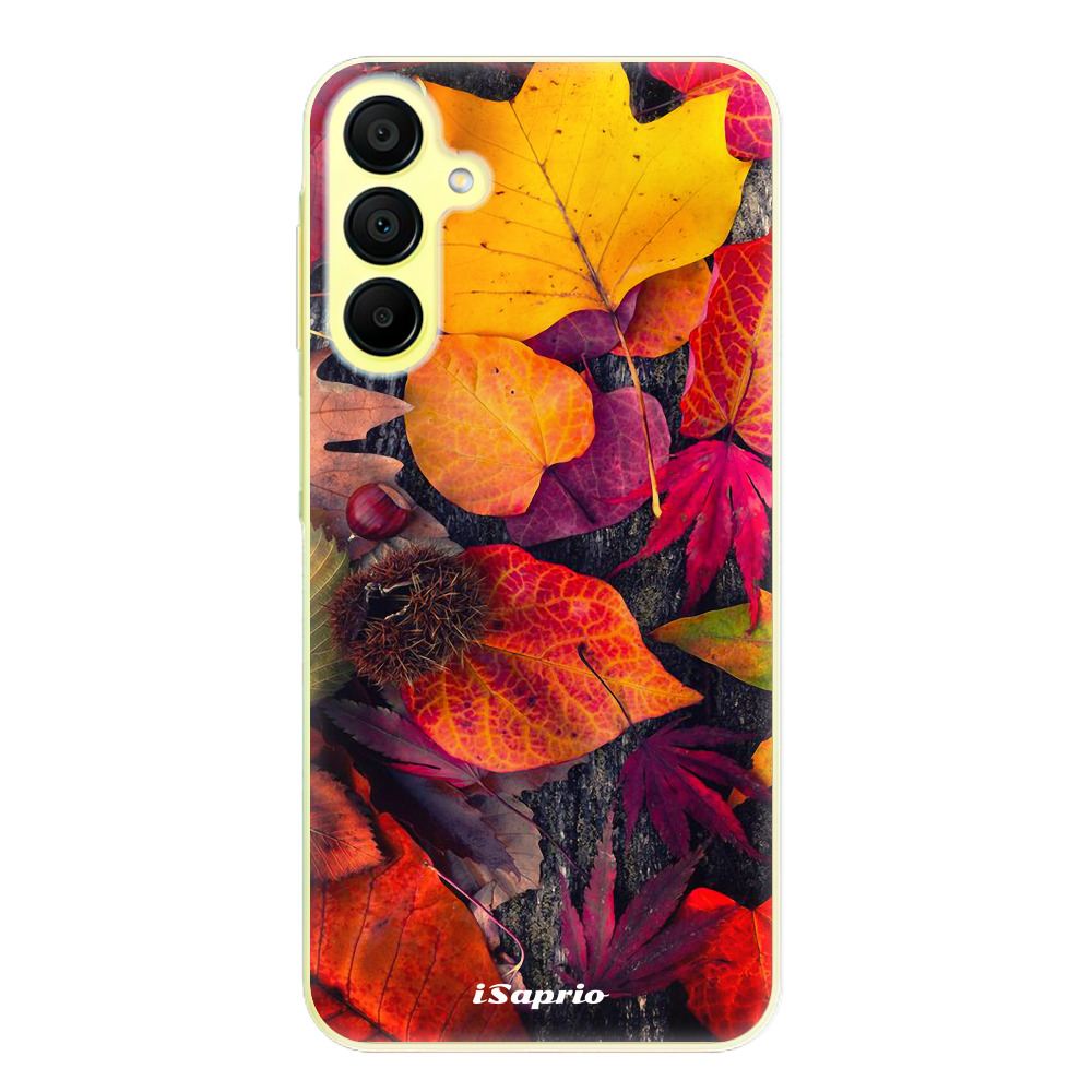 Silikonové odolné pouzdro iSaprio Autumn Leaves 03 - Samsung Galaxy A15 / A15 5G (Odolný silikonový kryt, obal, pouzdro iSaprio Autumn Leaves 03 na mobil Samsung Galaxy A15 / A15 5G)