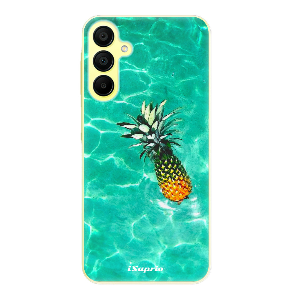 Silikonové odolné pouzdro iSaprio Pineapple 10 - Samsung Galaxy A15 / A15 5G (Odolný silikonový kryt, obal, pouzdro iSaprio Pineapple 10 na mobil Samsung Galaxy A15 / A15 5G)