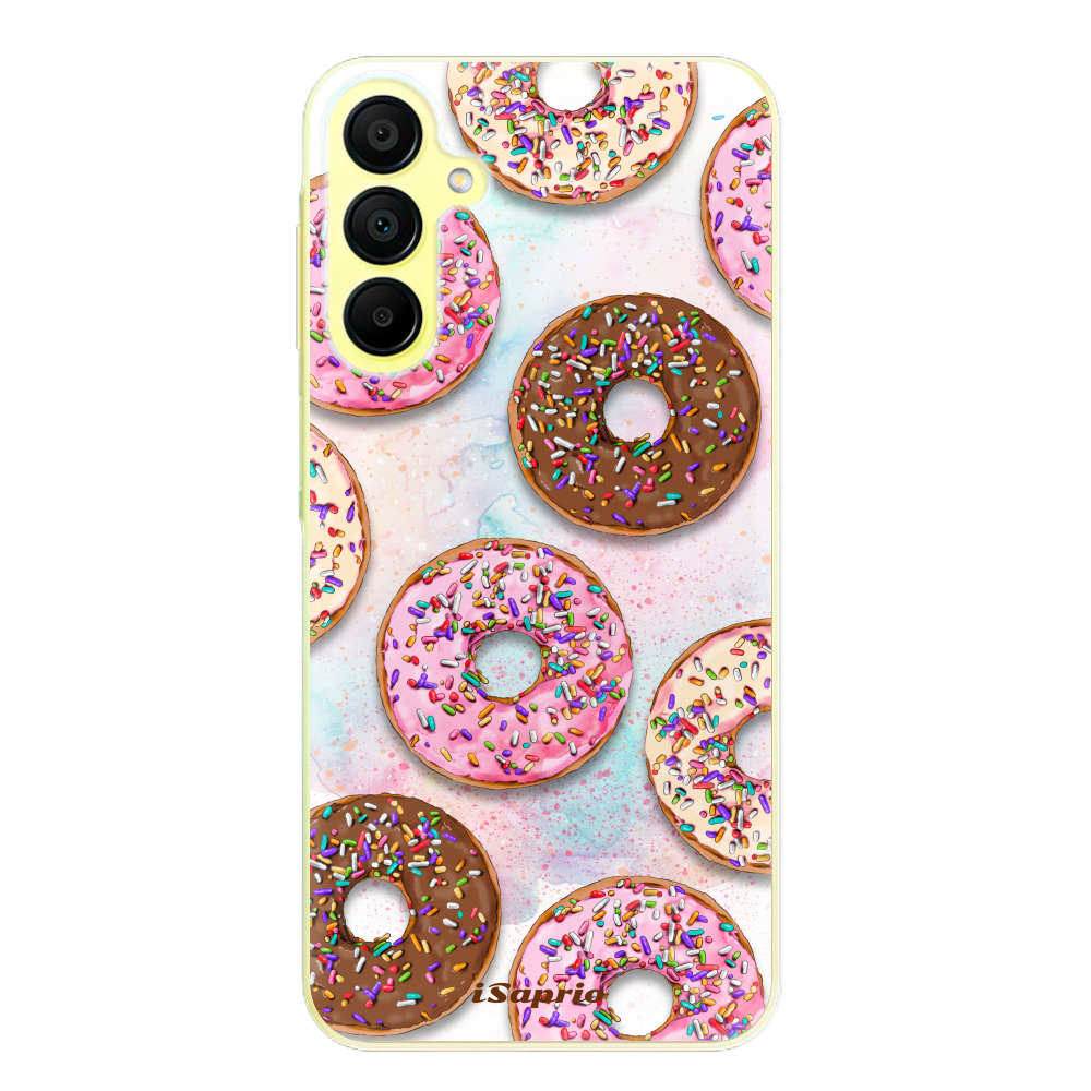 Silikonové odolné pouzdro iSaprio Donuts 11 - Samsung Galaxy A15 / A15 5G (Odolný silikonový kryt, obal, pouzdro iSaprio Donuts 11 na mobil Samsung Galaxy A15 / A15 5G)