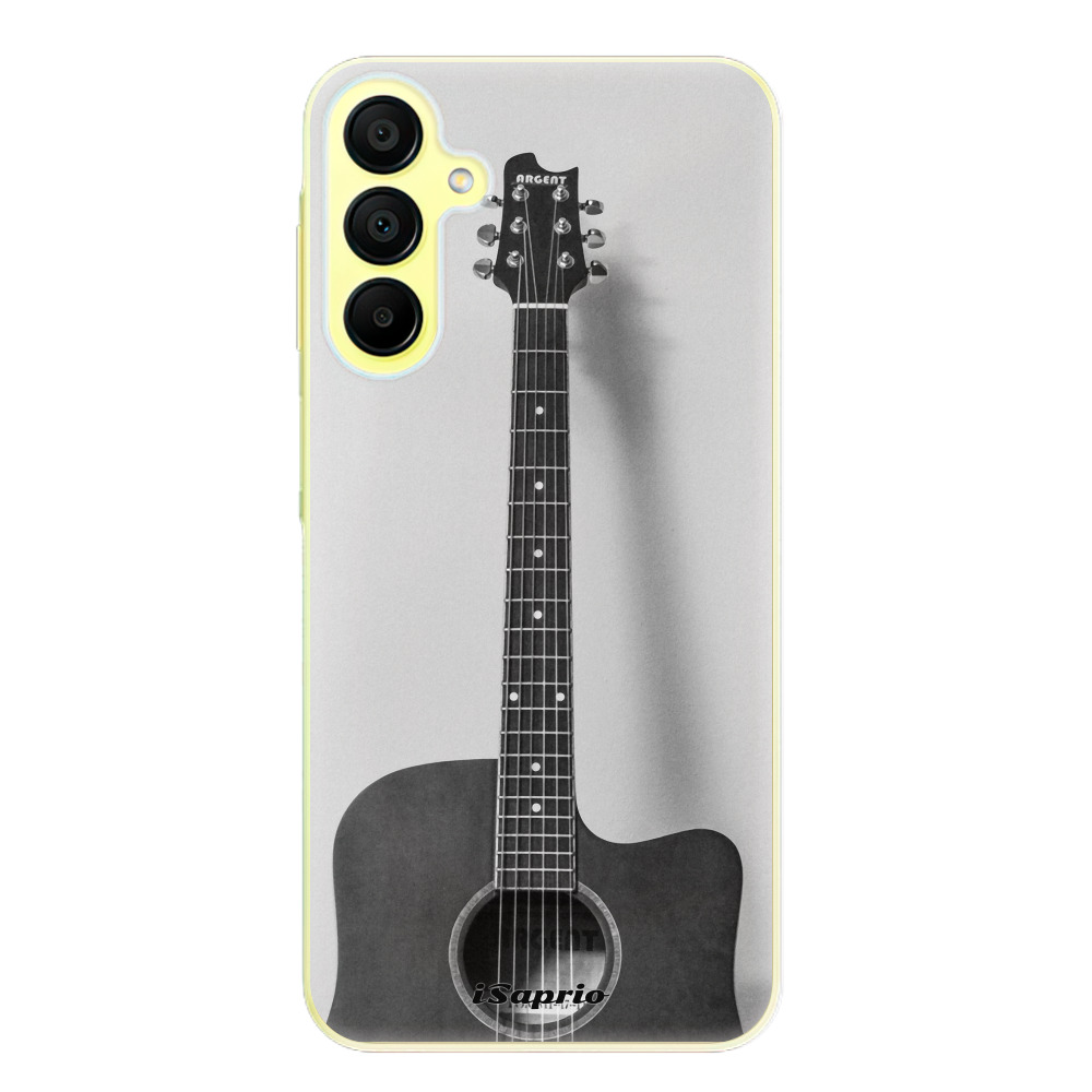 Silikonové odolné pouzdro iSaprio Guitar 01 - Samsung Galaxy A15 / A15 5G (Odolný silikonový kryt, obal, pouzdro iSaprio Guitar 01 na mobil Samsung Galaxy A15 / A15 5G)